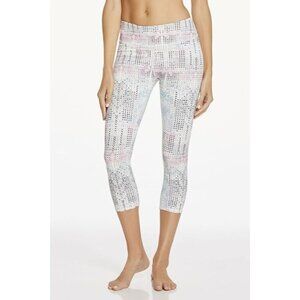 FABLETICS Womens XS Define PowerHold Mid Rise Capri Artic Print Exercise Workout